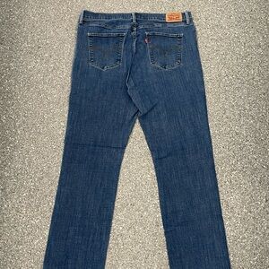 Levi's Men's Dark Blue Straight Jeans